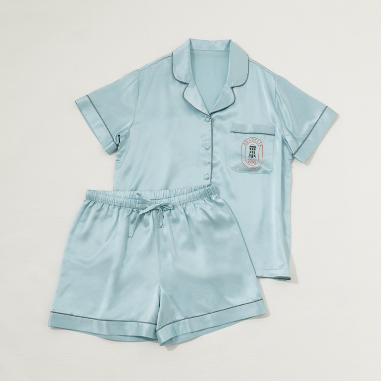 ブラデリス シルクショートスリーブパジャマ