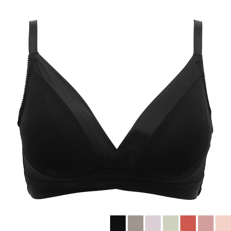 新色追加 ブラジャー ノンワイヤー ブラ 脇高 下着 盛れる 昼夜兼用 補正 産後 締めつけない ブラデリスハグミー ブラレット オンラインストア限定 定番 爆買 | BRADELIS NewYork | 01