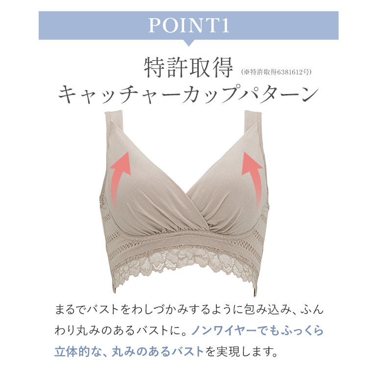 ブラジャー ノンワイヤー ナイトブラ 脇高 下着 綿混 昼夜兼用 夜用ブラ 補正 大きいサイズ バストアップ ブラデリス オールインワンブラ 定番 爆買 | BRADELIS NewYork | 13