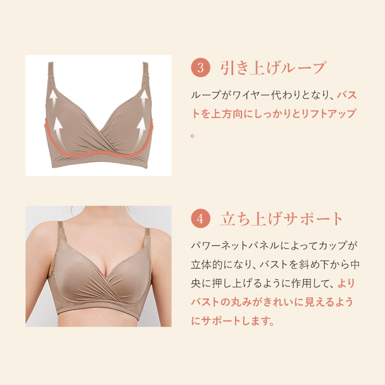 ノンワイヤー ブラジャー ブラ 脇高 下着 補正 バストアップ ランキング SNS ブラデリス Perfumyブラ23S1 パフューミー 定番 爆買 | BRADELIS NewYork | 15