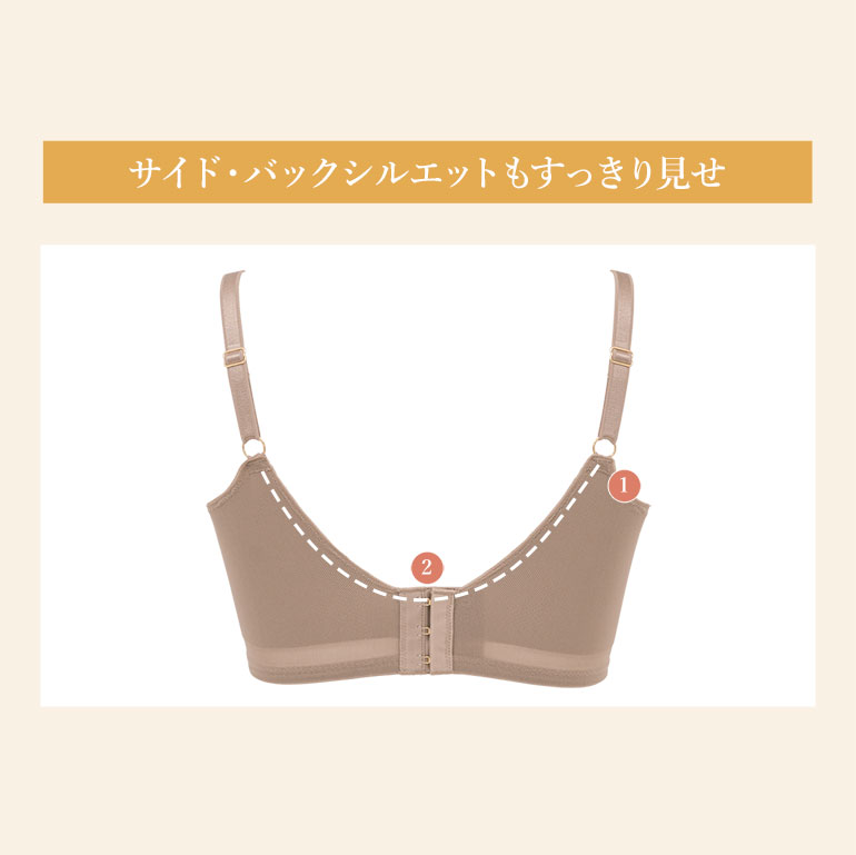 ノンワイヤー ブラジャー ブラ 脇高 下着 補正 バストアップ ランキング SNS ブラデリス Perfumyブラ23S1 パフューミー 定番 爆買 | BRADELIS NewYork | 16