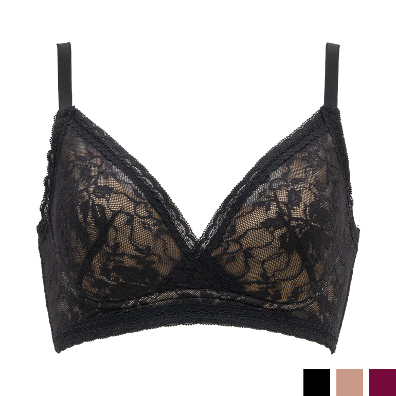 専用です♪ BRADALIS ブラック ブラジャー LL タグ付き　新品☆ BRADELIS NewYork ノンワイヤー ブラジャー 脇高 グラマー