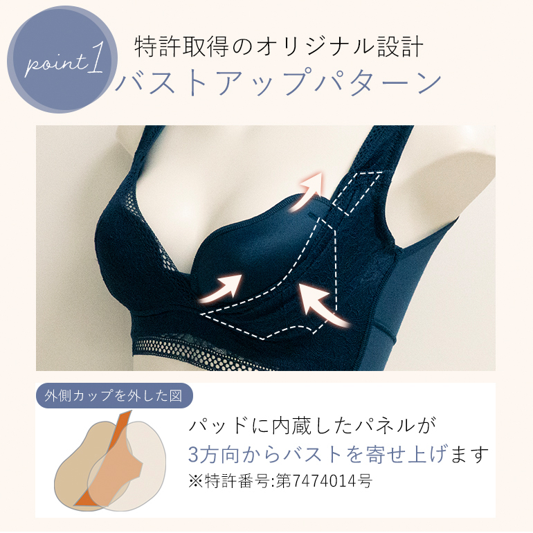BRADELIS NewYork（ブラデリスニューヨーク） ブラジャー ノンワイヤー
