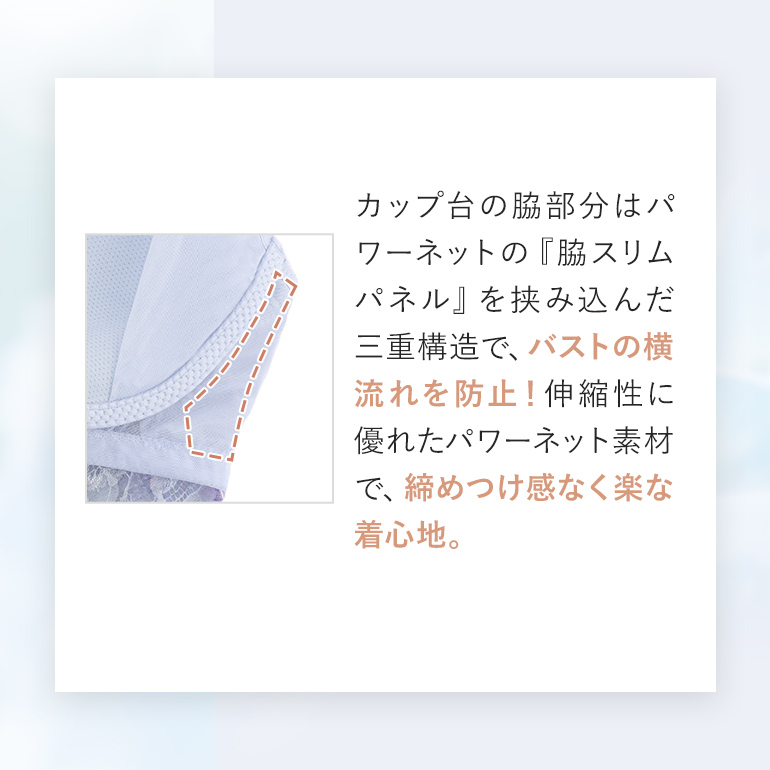ノンワイヤー ブラジャー ナイトブラ 接触冷感 秋 脇高 補正 下着 バストアップ ブラデリス フローラルフィットノンワイヤーブラ オンラインストア限定 爆買の画像