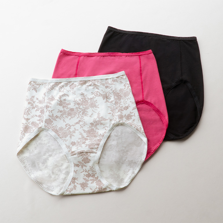 数量限定 3枚SET ショーツ レディース パンツ ノーマル 下着 綿 福袋 響きにくい おしりが桃パンツ ブラデリス モモパンツ周年記念3枚セット 爆買の画像