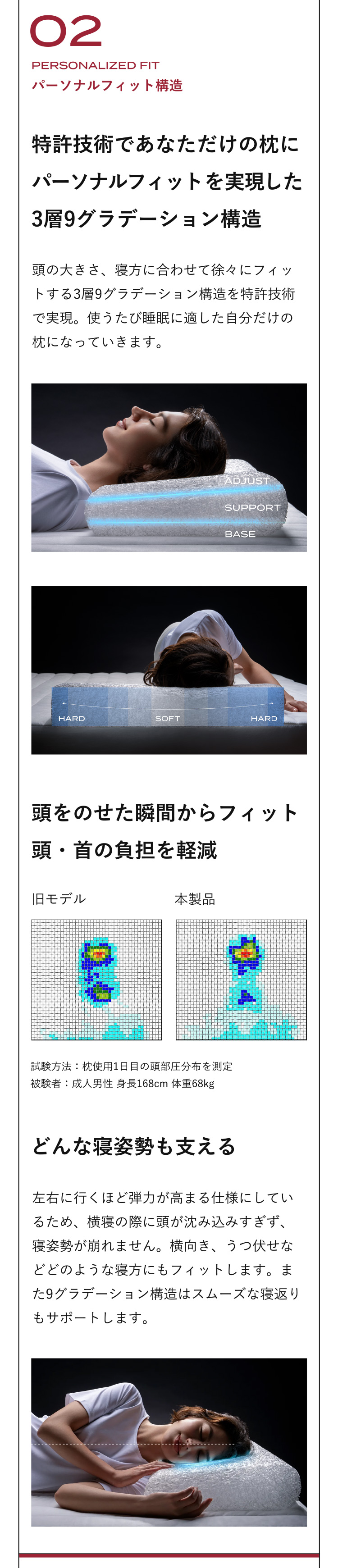 ブレインスリープ ＼カバー2枚付き／ 枕 ピロー まくら 洗える 肩こり