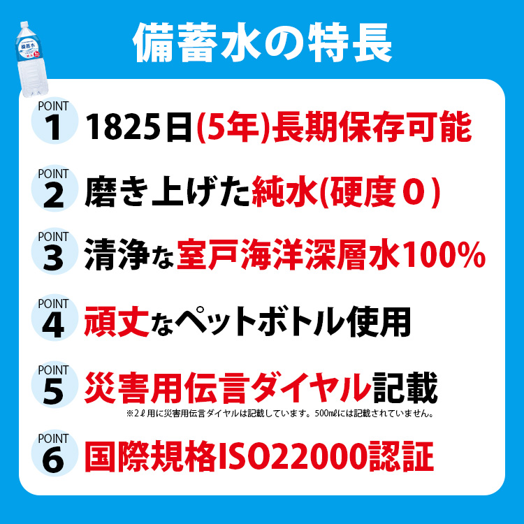 5年保存 備蓄水