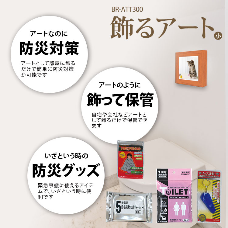 飾るアート非常用トイレ