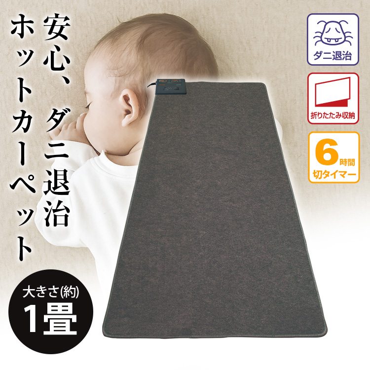 TEKNOS（テクノス） TWA-1502B ホットカーペット 1.5畳用すべり止め