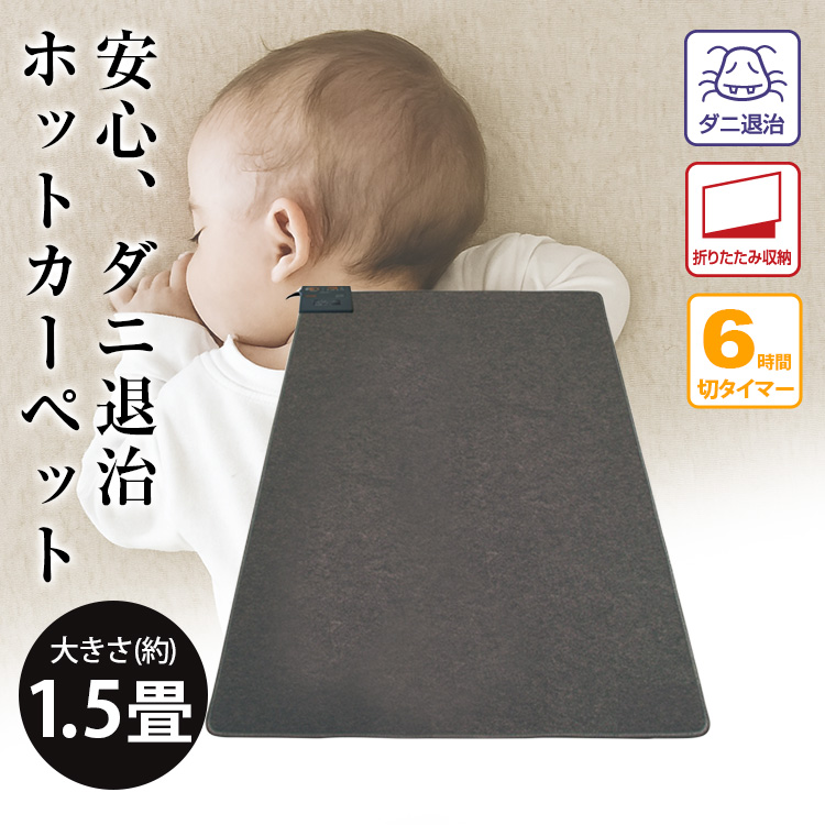 TEKNOS（テクノス） TWA-1502B ホットカーペット 1.5畳用すべり止め