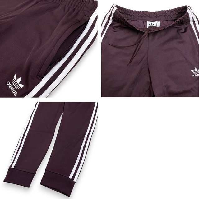 アディダス★未使用 トレフォイル 刺繍 トラックパンツ エンジ XL ジャージ adidas Originals スーパースター トラックパンツ（ジャージ