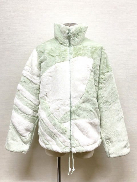 adidas Originals ファートラックジャケット （リネングリーン/オフ