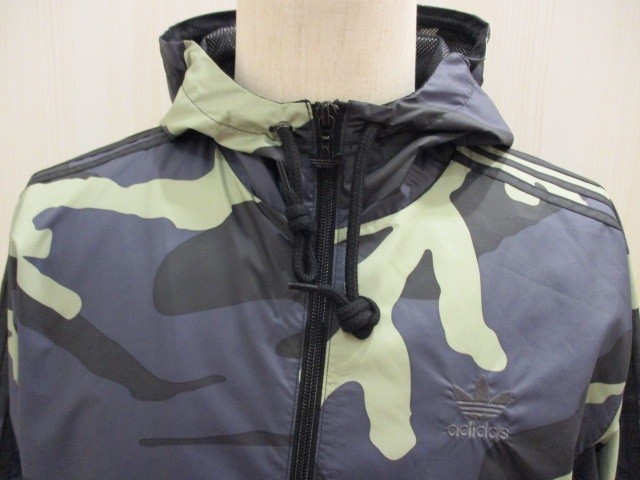 adidas オリジナルス グラフィック カモ柄 ウインドブレーカー