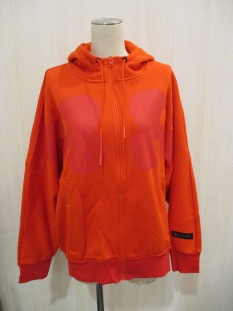 売れ筋商品|||adidas　Originals  レディース　 マリメッコ フーデッド トラックトップ　（カレッジオレンジ）(HJ7304） adidas Originals レディース マリメッコ フーデッド トラック