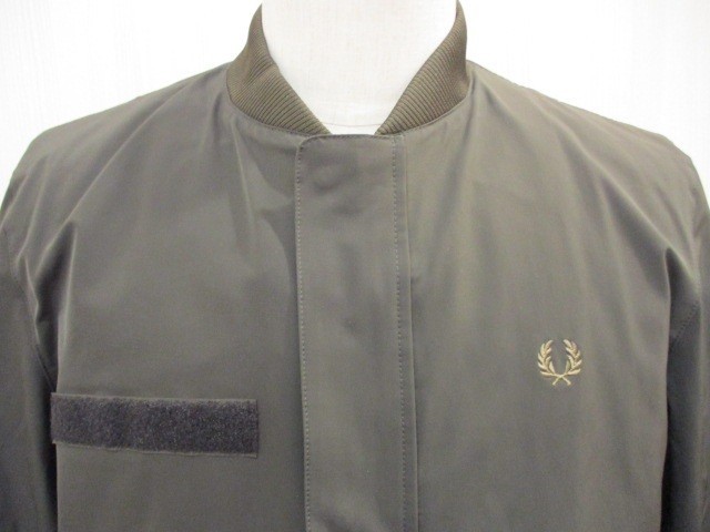 【値下げ】フレッドペリー　FISHTAIL BOMBER COAT Lサイズ美品 FRED PERRY（フレッドペリー） ジャケット メンズ フィッシュテール