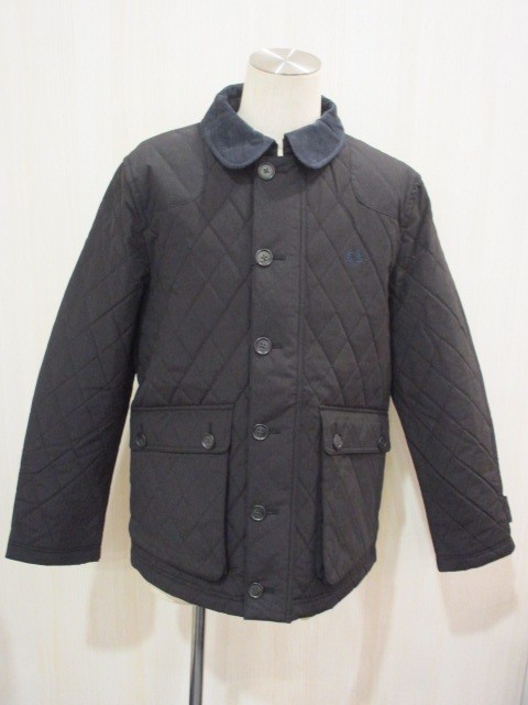 FRED PERRY Quilting Jacket (ブラック）（F2440/07) : f244007