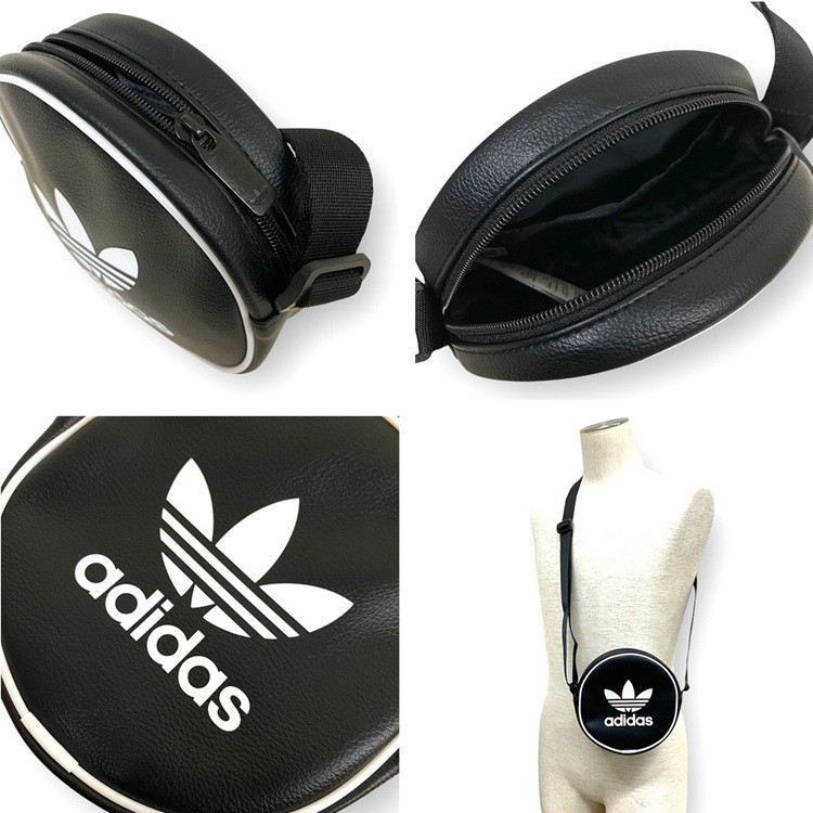 adidas Originals アディカラー クラシック ラウンドバッグ （ブラック