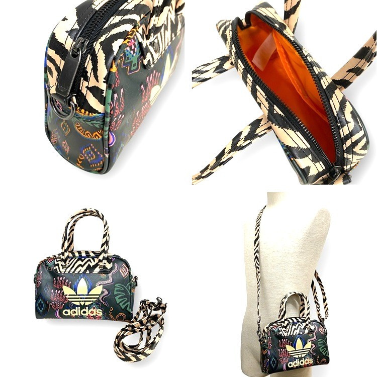 ショルダーバッグ・ポシェット Adidas x FARM Rio Bowling Bag Multicolor IY2337 ADIDAS Original x FARM Rio Mini Bowling Bag IY2337 - Genuine