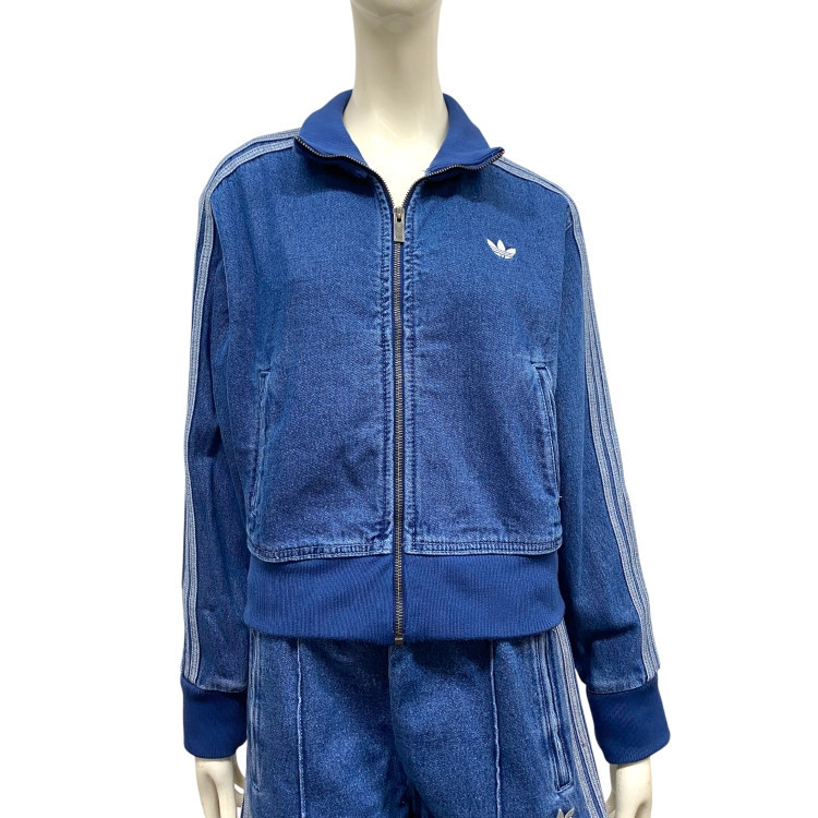 adidas Originals レディース アディカラー デニム トラックトップ