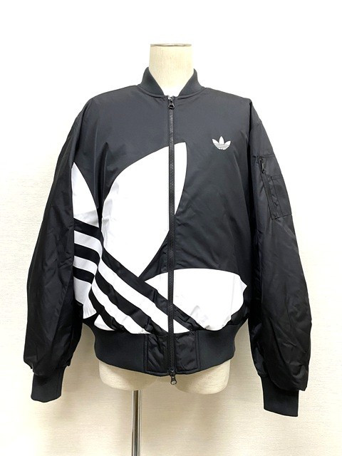 adidas Originals チラックス ロゴ パデッドジャケット （ブラック