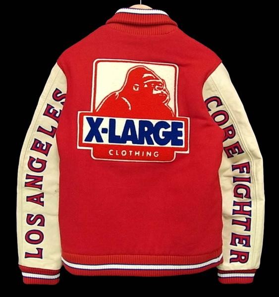 中古 コアファイター×XLARGE 15周年記念スタジャンL : 14-1014