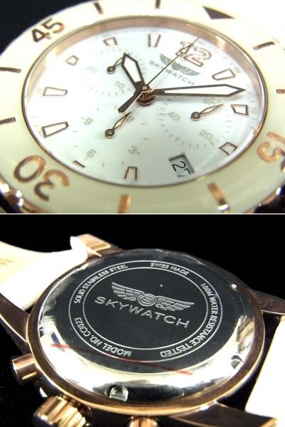 中古 美品 SKYWATCHスカイウォッチCC1023/QUARTZ/クォーツ/時計 : 26