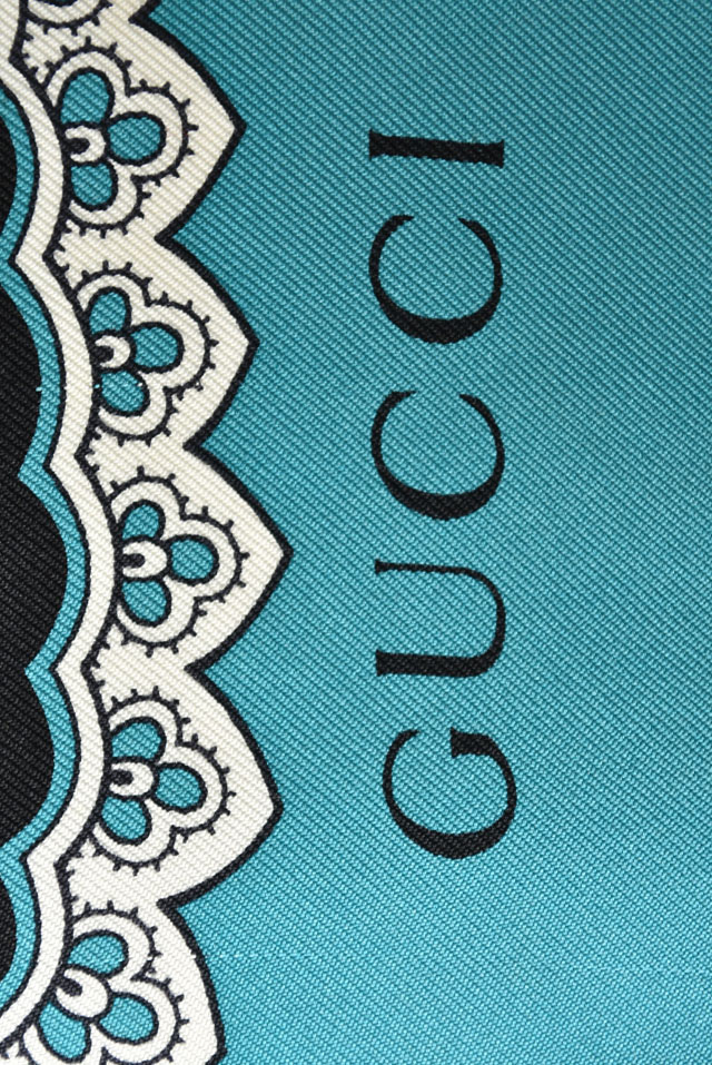 GUCCI　スカーフ GUCCI adidas グッチ アディダス maxi flower シルクスカーフ