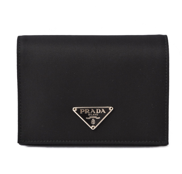 PRADA（プラダ） 財布 メンズ 折財布 m204 TESSUTO/ナイロン NERO