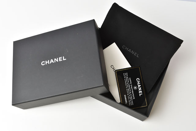 キャビアスキン シャネル ミニ財布/3つ折財布 CHANEL 財布 ココ