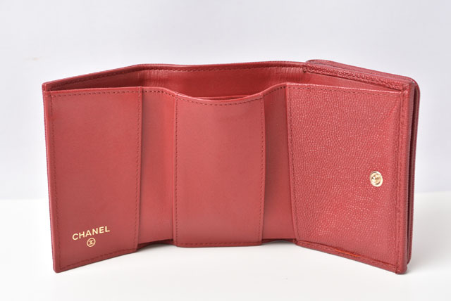 CHANEL 二つ折り財布 デカココマーク キャビアスキン レッド レザー 楽天市場】シャネル 財布 赤（形状（財布）二つ折り財布）の通販