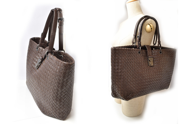 BOTTEGA VENETA ダークブラウン トートバッグ 230640-bv-2.jpg
