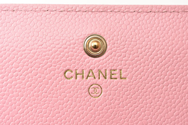 キャビアスキン シャネル 財布 CHANEL 長財布 ココマーク/CC ロゴ