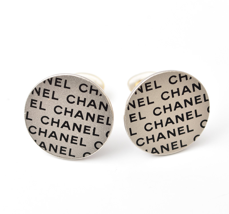 CHANEL シャネル ピアス CCマーク ブラック/シルバー