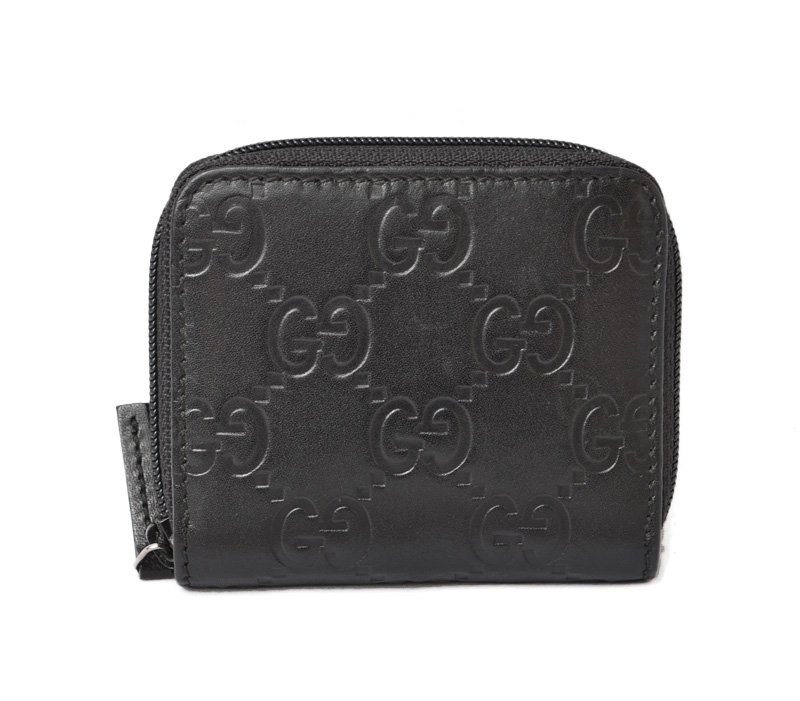 グッチシマ グッチ コインケース GUCCI ミニ財布/小銭入れ ブラック