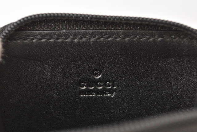 GUCCI グッチ ケース 小銭入れ 115255 グッチシマ グッチシマ グッチ コインケース GUCCI ミニ財布/小銭入れ ブラック