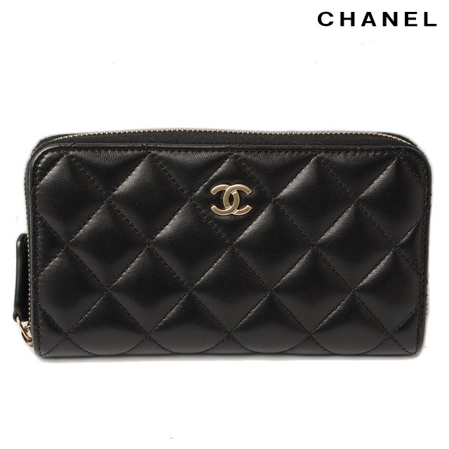 シャネル　CHANEL　折財布