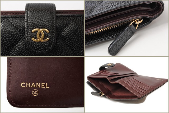 シャネル　CHANEL　折財布