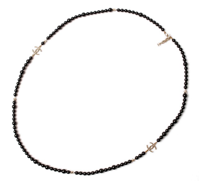 CHANEL シャネル ピアス CCマーク ブラック/シルバー