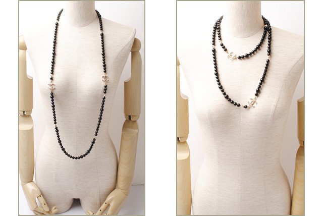 CHANEL シャネル ピアス CCマーク ブラック/シルバー