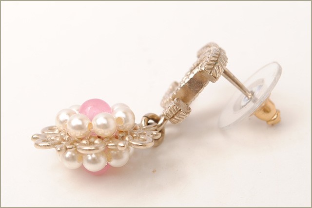 CHANEL シャネル ピアス CCマーク ブラック/シルバー