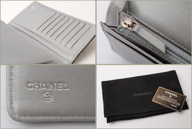 シャネル　CHANEL　折財布