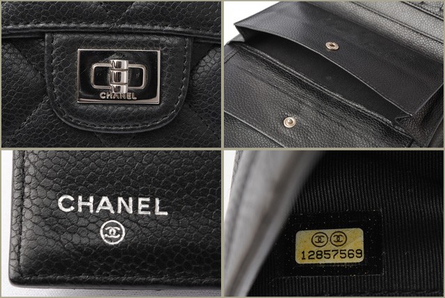シャネル　CHANEL　折財布