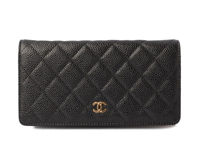 シャネル　CHANEL　折財布