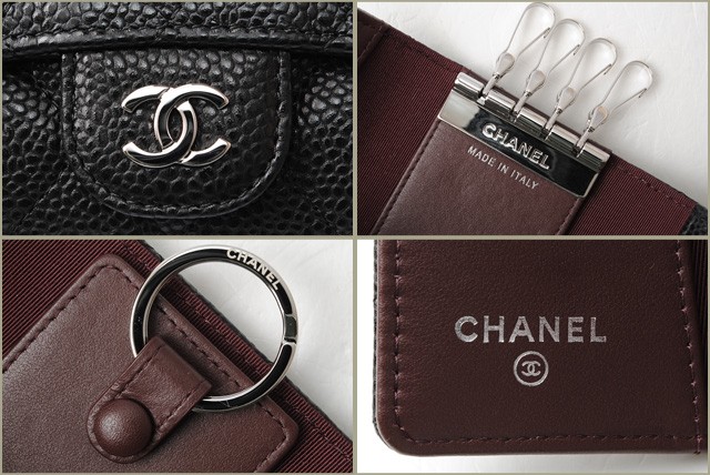 CHANEL シャネル ピアス CCマーク ブラック/シルバー