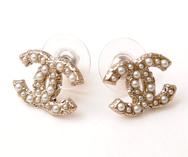 CHANEL シャネル ピアス CCマーク ブラック/シルバー