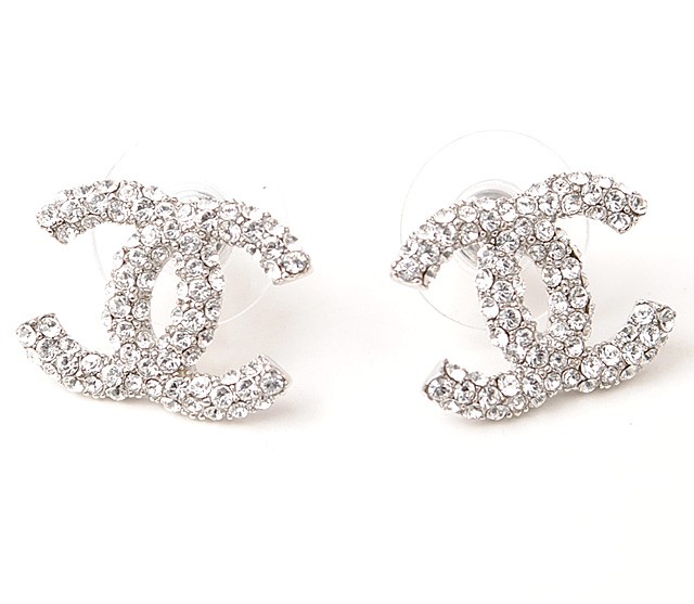CHANEL シャネル ピアス CCマーク ブラック/シルバー