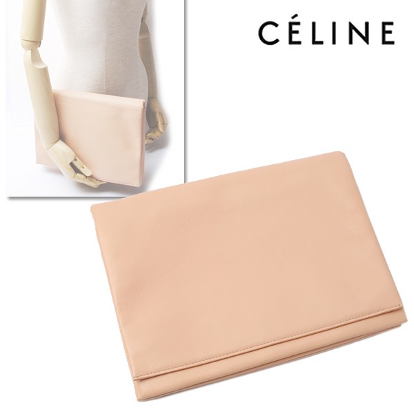 セリーヌ　CELINE　ショルダーバッグ　レザー/ブラウン　　　