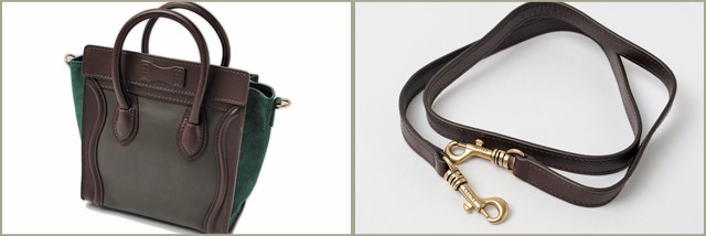 セリーヌ　CELINE　ショルダーバッグ　レザー/ブラウン　　　