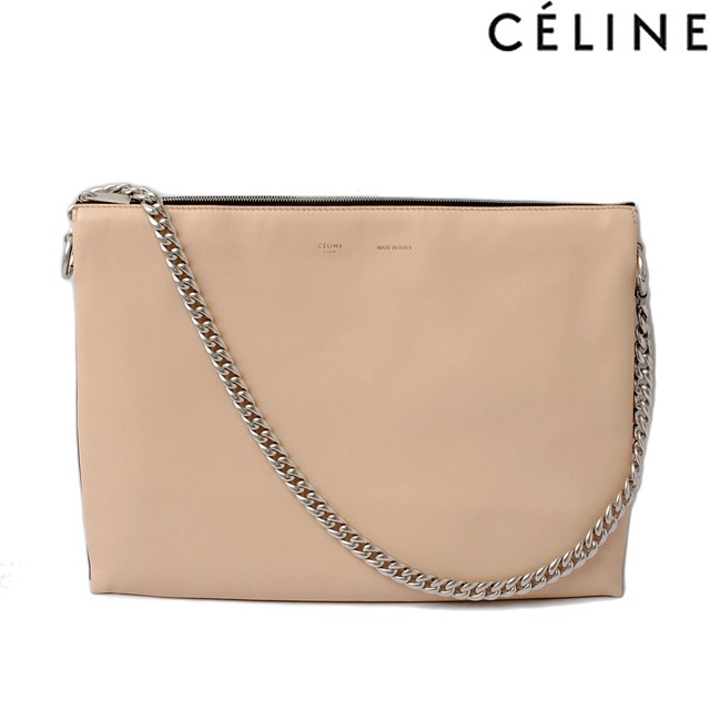 セリーヌ　CELINE　ショルダーバッグ　レザー/ブラウン　　　