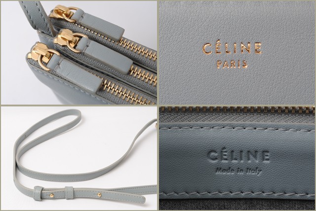 セリーヌ　CELINE　ショルダーバッグ　レザー/ブラウン　　　